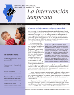 Invierno de 2011 - Illinois Early Intervention Clearinghouse