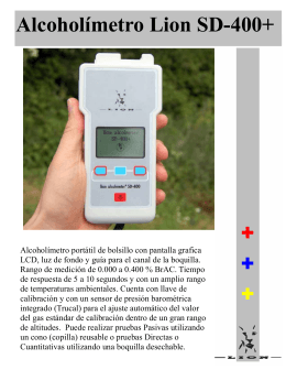 Folleto SD-400 Tecnologia - Tecnología y Diagnósticos del Norte