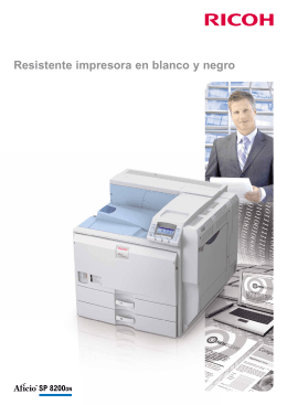 Resistente impresora en blanco y negro