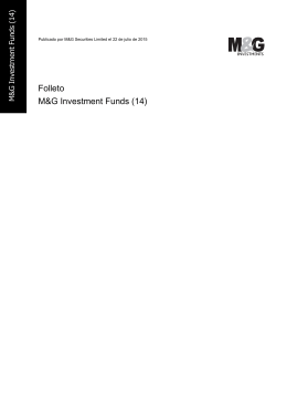 Folleto M&G Investment Funds (14)