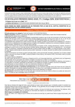 CX EVOLUCIO RENDES MAIG 2020, FI ( Código