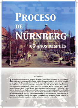 El proceso de Nürnberg 65 años después