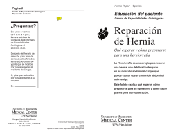 Reparación de Hernia