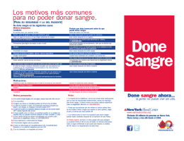 Done Sangre - New York Blood Center