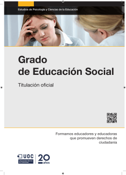 Grado de Educación Social