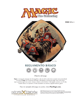 REGLAMENTO BÁSICO - Wizards of the Coast