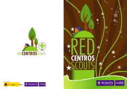 folleto centros scouts - ASDE Scouts de España