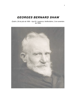 GEORGES BERNARD SHAW