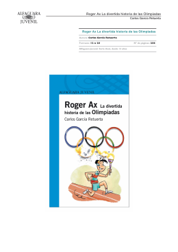 Roger Ax La divertida historia de las Olimpiadas