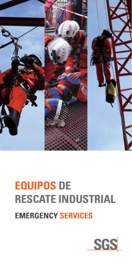 EQUIPOS DE RESCATE INDUSTRIAL - Equipo de Rescate Industrial