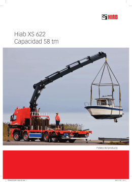 Hiab XS 622 Capacidad 58 tm