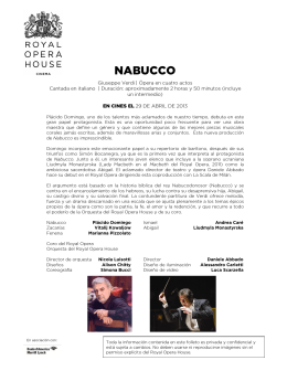 NABUCCO - Ópera y Ballet en Cine