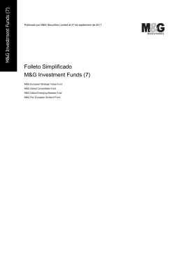 Folleto Simplificado M&G Investment Funds (7)