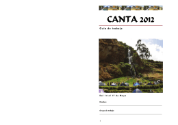 CANTA 2012 - Centro Educativo Santa Ursula