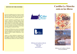 folleto imagenes clm.pub - Gobierno de Castilla
