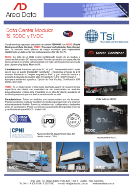 Folleto TSI RDDC y TMDC