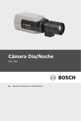 Cámara Día/Noche - Bosch Security Systems