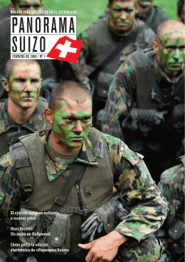 El ejército suizo se enfrenta a nuevos retos Marc