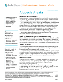 PE1962S Alopetia Areata - Spanish