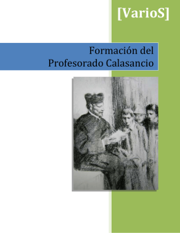 Formacion Profesorado Calasancio