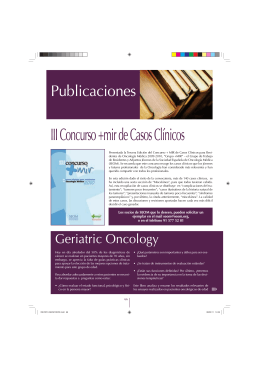 REVISTA SEOM OKOK.indd - Sociedad Española de Oncología