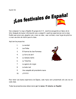 los festivales de España