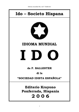 ido – societo hispana