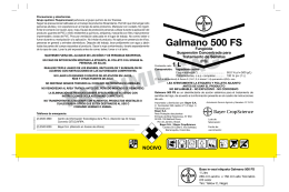 Galmano 500 FS - Bayer CropScience Chile