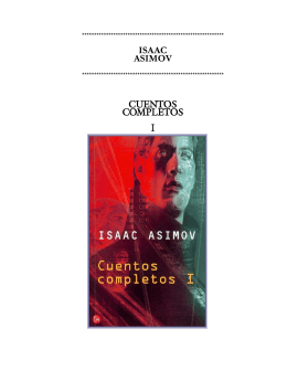 Libro - ( Isaac Asimov ) Cuentos completos - Volumen 1