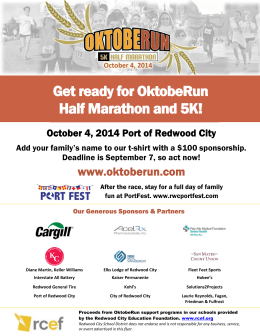 Get ready for OktobeRun Half Marathon and 5K!