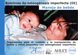 Manejo de bebés con Osteogénesis imperfecta