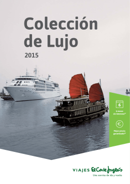 Cruceros Lujo 2015 - Viajes el Corte Ingles