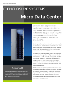 Micro Data Center - IT Enclosure Systems