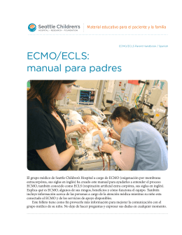 PE563S ECMO-ECLS Parent Handbook - Spanish