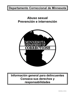 Abuso sexual Prevención e intervención