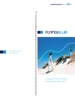Descargue el folleto del programa Flying Blue