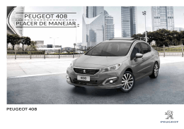 Ficha técnica Nuevo Peugeot 408