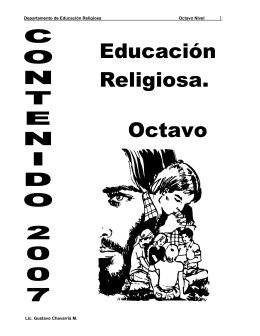 02 Folleto de EducaciÃ³n Religiosa octavo