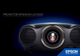 Folleto completo proyector Epson Home Cinema EH