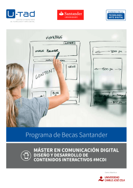 Programa de Becas Santander Programa de Becas Santander - U-tad