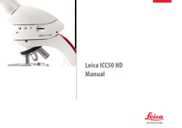 Leica ICC50 HD Manual
