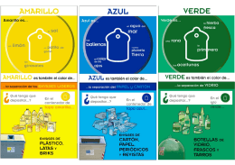 folleto reciclaje - Ayuntamiento de Pegalajar