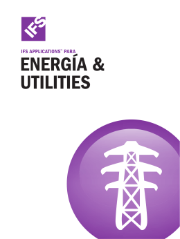 CATALOGO IFS - Folleto Energía & Utilities