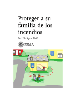 Protecting Your Family From Fire (Spanish)