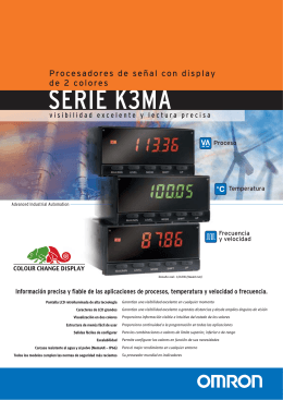 K3MA-Series Folleto