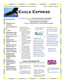 Eagle Express - Springridge Elementary PTA
