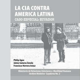 La CIA contra América Latina- Capítulo especial, Ecuador