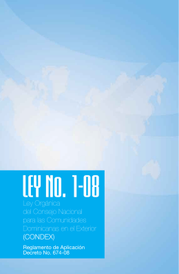 LEY No. 1-08