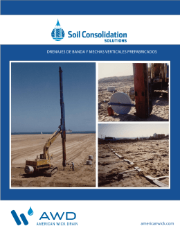 Folleto de AWD de soluciones de drenaje para la consolidación de