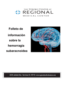 Subarachnoid Hemorrhage Information (Spanish)